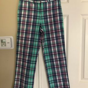 Vineyard Vines Kids Plaid Pants - Green, Blue, Pink